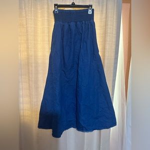 Girls Denim Maxi Shirt